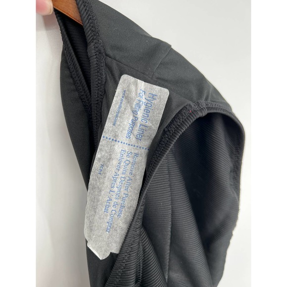 J. Crew Re-Imagined black one piece swimsuit size 14 new with tags - Picture 6 of 7